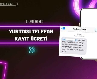 Yurtdışı Telefon Kayıt Ücreti